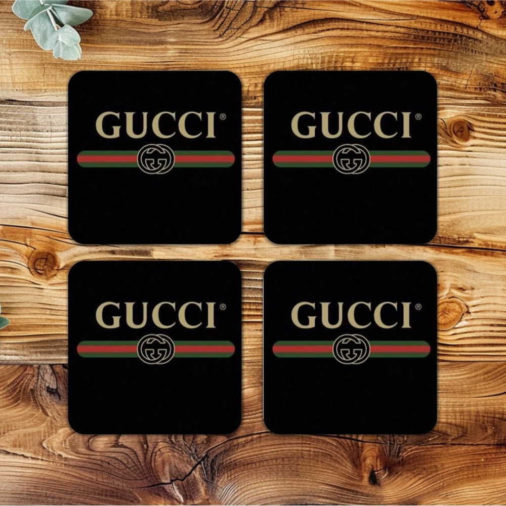 NIP HANDMADE FASHION Set of 4 Ceramic Drink Coasters